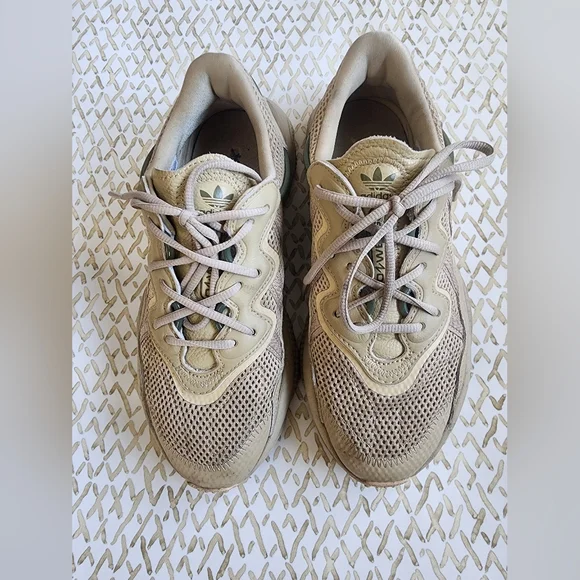 adidas | Shoes | Adidas Originals Ozweegotrainers Beige Hazy Tone Gy325  Shoes Size 6 12 | Poshmark